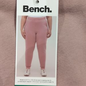 XL: Bench Pink Sweatpants Tapered Ankle Cuffs